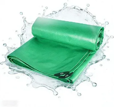 Zdjęcie produktu dla Wodoodporna plandeka ochronna - osłona dla żagla - ochrona przed warunkami atmosferycznymi - odporna na promieniowanie UV - 160 x 220 cm - zielona