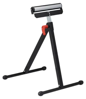 Image de Relaxdays support à roulettes, hauteur réglable en continu, 67-110 cm, pliable, jusqu'à 60 kg, support à roulettes atelier, acier, noir