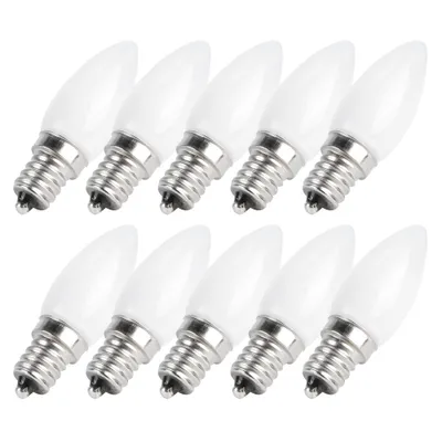 Image de 10Pcs Mini E12 LED Candelabra Light Bulbs 1.5W AC for Home Car Cabinet Hotel Lighting