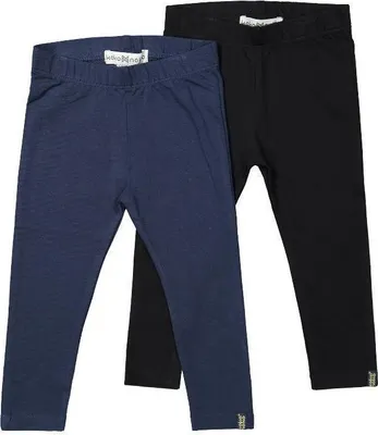 Produktbild von Kokonoko Doppelpack Leggings marine schwarz 140