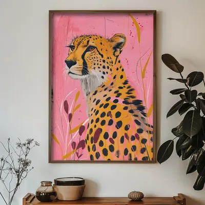 Image de Wallity, GE138-L, tableau décoratif encadré en MDF, multicolore, 100 % MDF, 35 x 47 x 3,5 cm