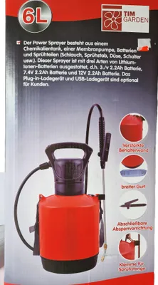 Produktbild von Sprühflasche 6l Sprühflasche - -Sprüher - Drucksprüher - Bewässern usw.