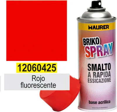 Image de Spray de peinture rouge fluorescent 400 ml.