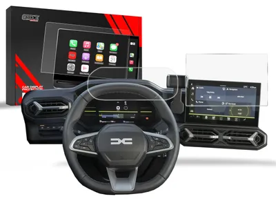 Produktbild von Matte Autodisplayfolie 2in1 für Dacia Duster 10" (2024-2025), Grizz Protector
