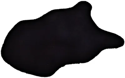 Produktbild von Großes kurzflor Deko-Fell als Fell-Imitat in 90 x 60 cm schwarz