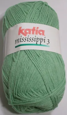 Produktbild von MISSISSIPPI-3 von Katia - MINT (799) - 50 g / ca. 210 m Wolle
