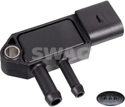 Produktbild von SWAG 30 94 0856 Abgasdruck Differenzdrucksensor für VW GOLF VI (5K1) Polo Schrägheck (6R1, 6C1) TIGUAN (5N) für AUDI A4 Avant (8K5, B8) A6 Avant