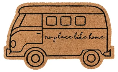Productafbeelding van Clayre & Eef deurmat bruin, kokosvezel, voor auto