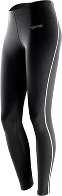 Image de SPIRO S251F | Leggings de sport Bodyfit pour femmes + respirant - couleur : noir - taille : XS/S