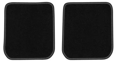 Productafbeelding van Velours achtermatten voor Fiat 126P 1973-2001 – 2-delig, zwart, op maat – Wielganizator LUX