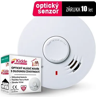 Obrázek produktu pro Hlásič požáru s baterií na 10 let Kidde 10Y29