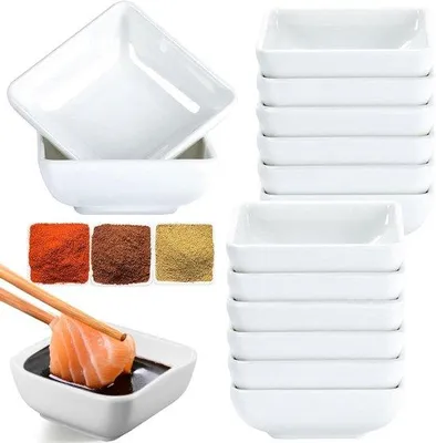 Produktbild von Kleine Mini-Saucetassen aus Kunststoff, 12er Set, 75 x 75 x 3 cm