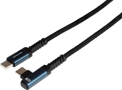 Obrázok produktu pre WAYME USB-C kábel 90° 100 cm, 60W, rýchle nabíjanie