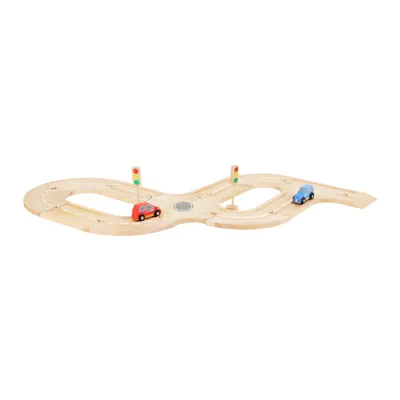 Produktbild von Small Foot World 10801 Straßen-Set mit Zubehör, 17-teilig (1 Set)