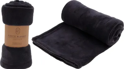 Produktbild von Fleecedecke 125 x 150 cm ESSENTIALS anthrazit