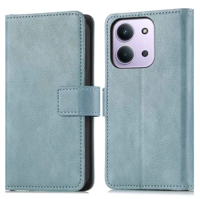 Imagen del producto de Funda Tipo Libro de Lujo para Xiaomi Redmi 15C (5G) - Azul claro