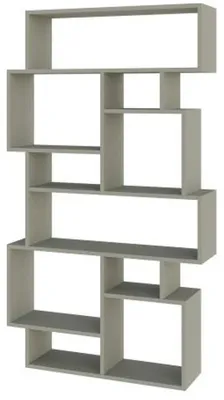 Immagine prodotto di Libreria Design Moderna 168x96x25 cm Scaffale 8 Ripiani in MDF Verde