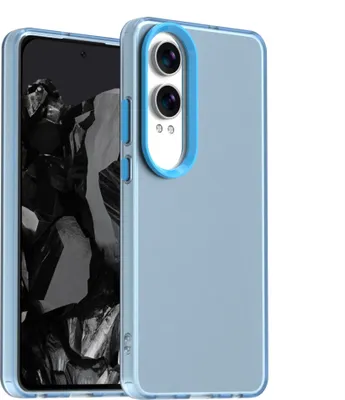 Produktbild von Handyhülle für Oppo K12X Schlank Durchscheinend Matt Stoßfest Schutzhülle Blau