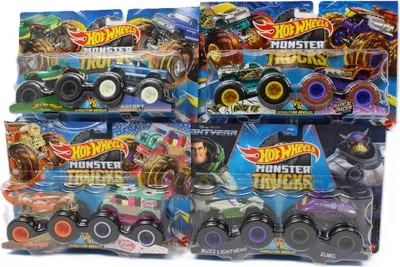 Immagine prodotto di MATTEL HW Monster Trucks Veicolo in confezione da 2 FYJ64