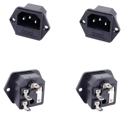 Productafbeelding van IEC320 Plug Ingangsmodule AC 250 V, 10 A, Adapter met Zekeringhouder