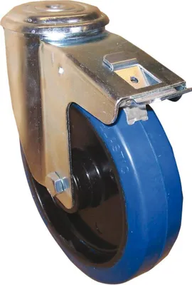 Produktbild von Rädersatz zu Aluminium-Riffelblechboxen, 4 Kunststoffräder Durchm. 100 mm