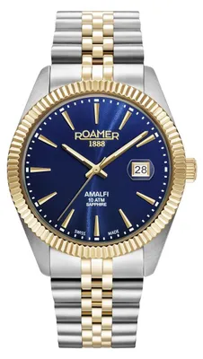 Obrázok produktu pre Roamer Pánske náramkové hodinky Amalfi Gents 42 mm náramok z nehrdzavejúcej ocele 852833 47 45 20