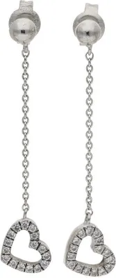 Produktbild von Herzohrhänger Silber 925 Zirkonia JL10-06-3380 JuwelmaLux