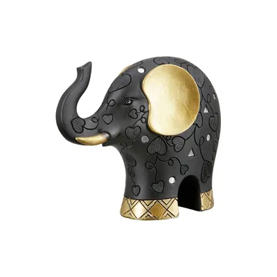 Produktbild von GILDE Dekofigur Elefant Ajok  H. 20 cm,37761