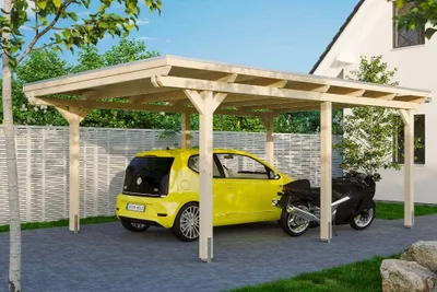 Produktbild von Alpholz Carport Emsland 404 x 604 cm aus Holz Unterstand Überdachung
