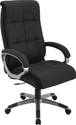 Produktbild von Chefsessel FM-2198 Schwarz mit Wippmechanik, höhenverstellbar, bis 150 kg