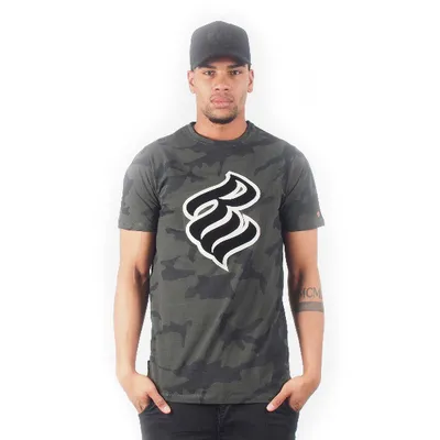 Obrázok produktu pre Pánské tričko Rocawear Flame Logo Tee Olive Camo R1708T701-623C - M