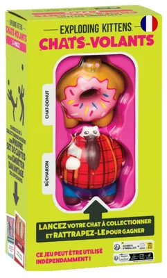 Obrázok produktu pre Asmodee – Lietajúce mačky – Balíček 2 mačky, číslo 1 – Spoločenská hra pre rodiny