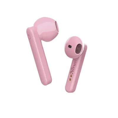 Zdjęcie produktu dla Trust Primo, True Wireless Stereo (TWS), Połączenia/muzyka, 20 - 20000 Hz, 55 g, Zestaw słuchawkowy, Różowy
