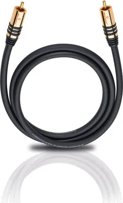 Produktbild von NF Subwooferkabel NF Sub cinch/cinch mono Schwarz 10,0 m (D1C21540)