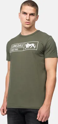 Immagine prodotto di T-shirt uomo regular fit CADAMSTOWN Olive/White XL Lonsdale