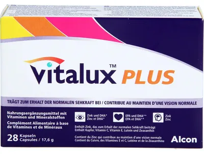 Zdjęcie produktu dla Vitalux Plus Kapsułki 28 kapsułek
