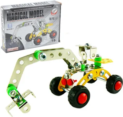 Immagine prodotto di 72 in 1 puzzle giocattolo educativo fai da te escavatore di metallo