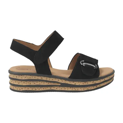 Produktbild von Gabor Sandalette 44.554, Rauleder, Schwarz, Damen
