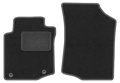 Image de Tapis avant en moquette pour Citroen C1 I 2005-2014 (à hayon) – 2 pièces, gris graphite, sur mesure – Wielganizator LUX