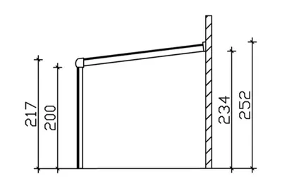 Produktbild von Gartentiger Terrassenüberdachung Genua aus Metall Terrassenüberdachung Markise Pavillon 11,15 m²