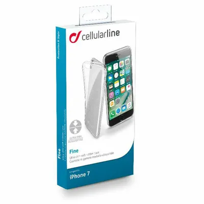 Produktbild von Cellularline Fine - iPhone SE (2022) / SE (2020) / 8 / 7, Cover, Apple, Transparent