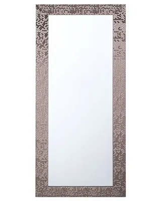 Produktbild von BELIANI Moderner Wandspiegel Braun 50 x 130 cm Rechteckig