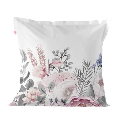 Produktbild von Delicate bouquet Kissenbezug  80x80 cm 100% Baumwolle Hergestellt in Europa