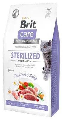 Zdjęcie produktu dla Brit Care, Dorosły, Kaczka, Turcja, 2 kg, Nie zawiera ziarna, Zawiera przeciwutleniacze