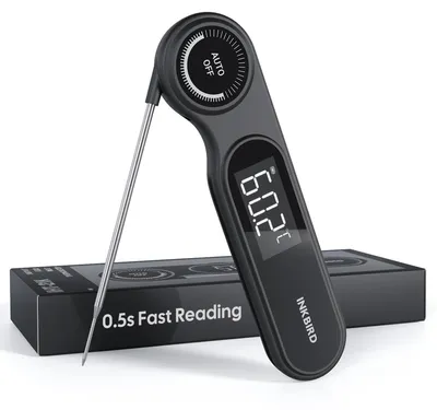 Schnelllese-Fleischthermometer, IP65, 0,5 s, ±0,3 °C, -50–300 °C