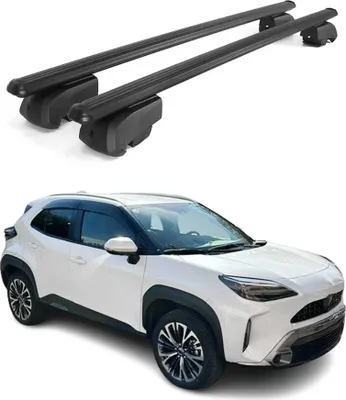 Obrázok produktu pre 2020–2023 TOYOTA YARIS CROSS XP210 Horejné strešné nosiče z hliníka s certifikátom ABE