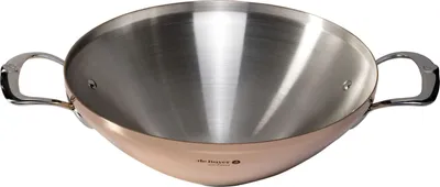 Produktbild von De Buyer Prima Matera Wok Kupfer/Edels. mit 2 Griffen ind.