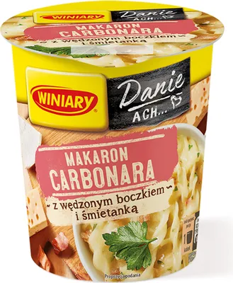Produktbild von Winiary Pasta Carbonara mit geräuchertem Speck und Sahne 50 G