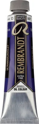 Image de Rembrandt couleur à l'huile tube 40 ml violet d'outremer 507