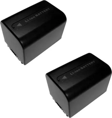 Produktbild von 2x Trade-Shop Kamera Li-Ion Akku 2100mAh ersetzt FP30 FP50 FP51 FP60 FP61 FP70/ FP71 FP90 FP91 FH30 FH40 FH50